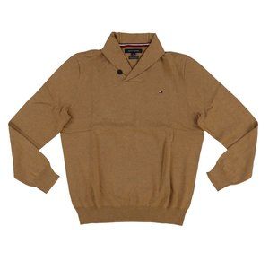Tommy Hilfiger Mens Tan Sweater, Size Medium, Used - Good Condition